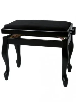 Gewa Deluxe Classic - Černý mat - Klavírní stolička Cenová Bomba