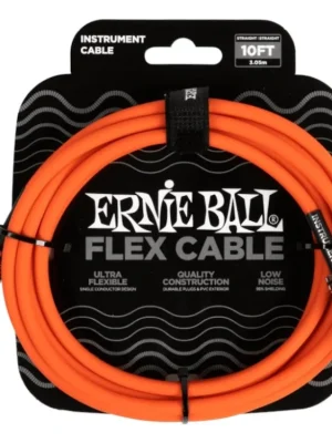 Akční Cena Ernie Ball Flex Instrument Cable Straight/Straight Oranžová 6 m Rovný - Rovný
