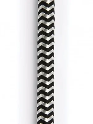 D'Addario Custom Series Braided Instrument Cable, Grey, 20' Akční Nabídka