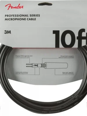 Autentický FENDER Professional Series10' Micrphone Cable Angled