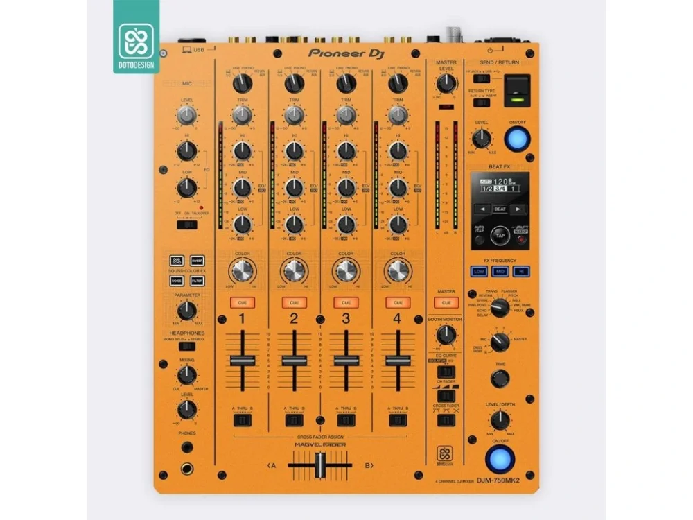 Akční Cena Skin DJM-750 MK2 FULL COLORS Sunset Orange