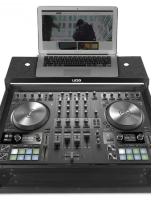 Omezená Nabídka Ultimate Flight Case NI Kontrol S4 MK3 Black Plus (Laptop shelf)