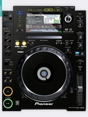 Skin CDJ-2000 FULL COLORS Black Rychlé Dodání