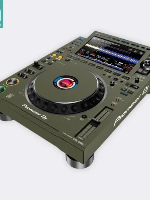 Ověřený Skin CDJ-3000 FULL COLORS Army Green