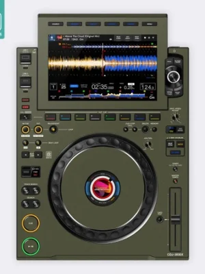 Cenově Výhodný Skin CDJ-3000X FULL COLORS Army Green