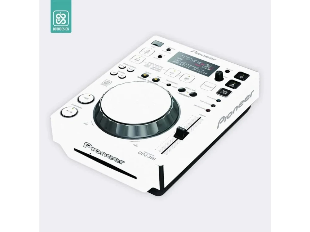 Autentický Skin CDJ-350 DAY & NIGHT White