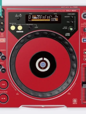 Víkendová Akce Skin CDJ-800 FULL COLORS Aurora Red