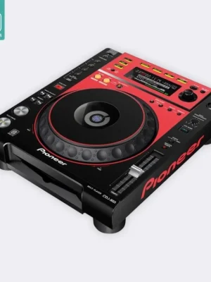 Skin CDJ-850 COLORS Red Sleva