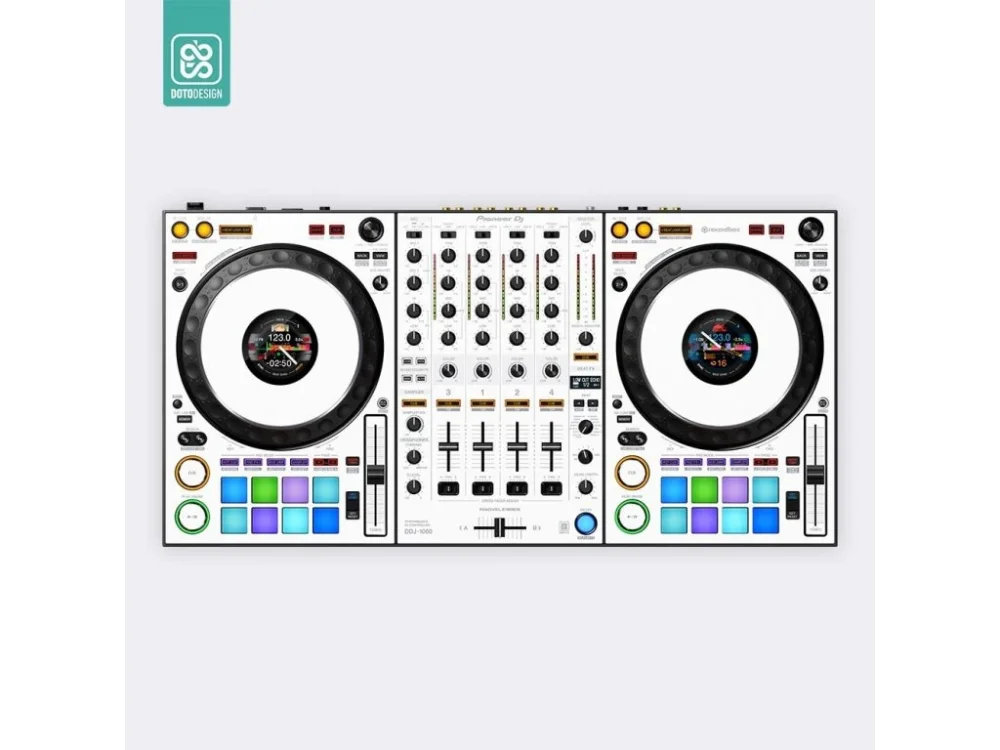 Nová Kolekce Skin DDJ-1000 RB DAY & NIGHT White