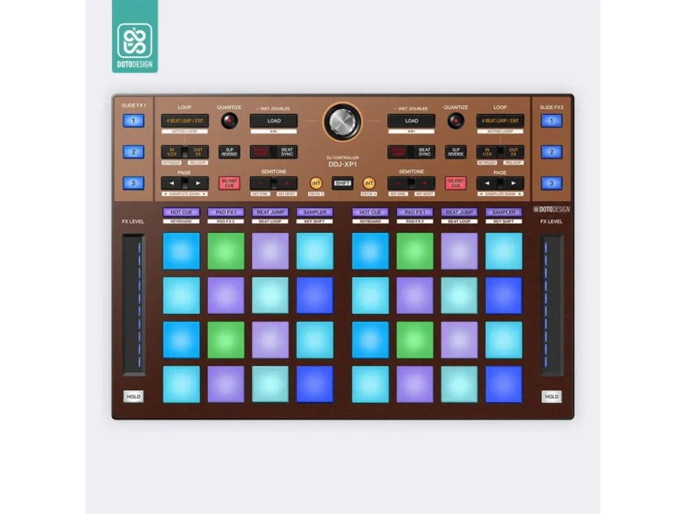 Hit Sezóny Skin DDJ-XP1 Mash-Up Espresso