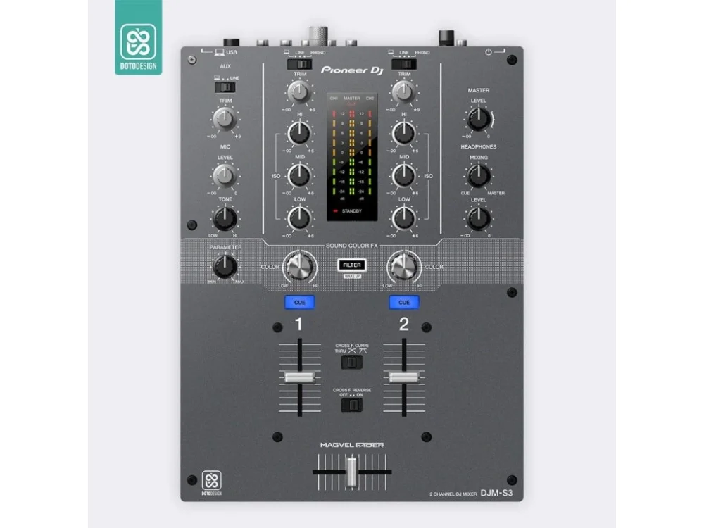 Autentický Skin DJM-S3 FULL COLORS Graphite Grey