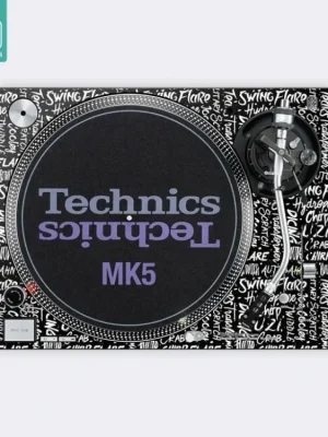 Super Cena Skin SL-1200 / 1210 MK5 SCRATCH STYLE Black