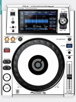 Skin XDJ-1000 MK2 FULL COLORS White Ihned K Objednání