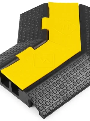 CB2C Kabelový přejezd rohový s krytem, 2 kanály Novinka