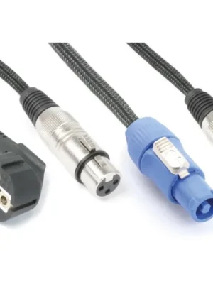 Expresní Doručení CX03-10 Audio Combi Cable Schuko - XLR F / Powerconnector A - XLR M 10M