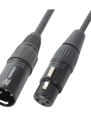 CX36-12 Cable XLR Male - XLR Female 12M Black Pouze Dnes