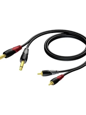 Top Prodej CLA631/5 - 2x Jack 6,3 - 2x RCA - 5m