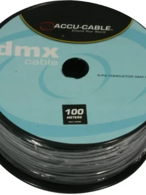 Značkový AC-DMX3/100R DMX kabel na cívce 100m