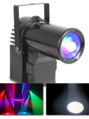 Originální PS10W LED Pin Spot 10W 4-IN-1 DMX