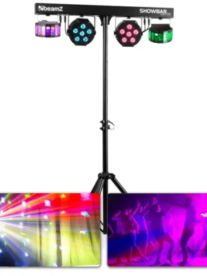 Levný SB02 ShowBar Battery 2x Derby and 2x PAR