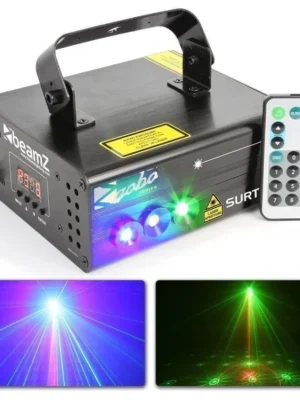 Surtur II Double laser RG GOBO DMX IRC 3W Blue LED Horká Nabídka
