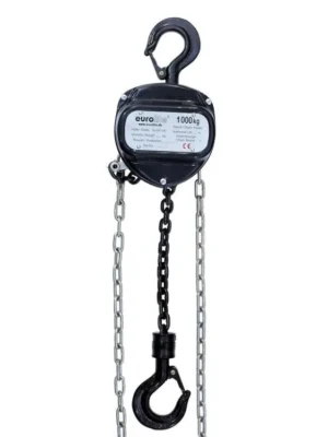 Řetězový zdvihák 10m/1000kg, černý Nejprodávanější