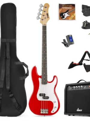 GigKit Bass Guitar Pack Red Jen Po Omezenou Doba