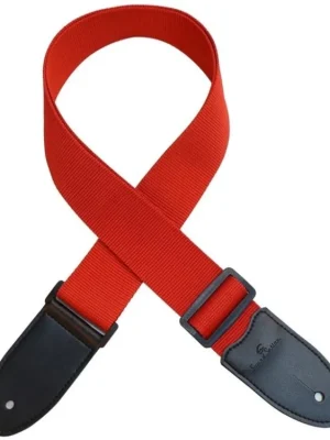 Poly Guitar Strap Red Nejlepší Volba