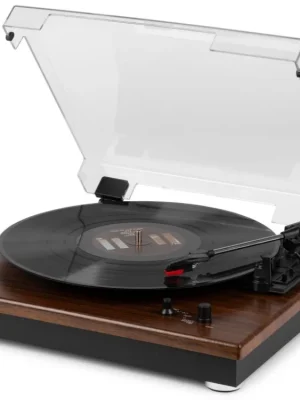 Ihned K Objednání RP112L Record player BT in/out dark wood