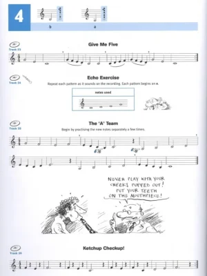 LOOK, LISTEN & LEARN 1 + Audio Online / škola hry na klarinet Sezónní Sleva