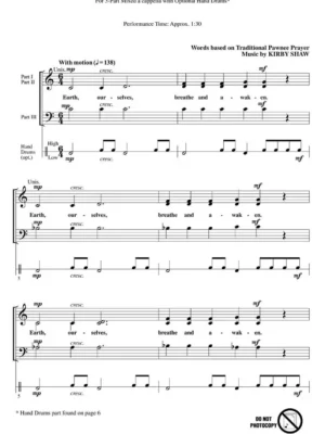 A PAWNEE PRAYER / 3-PART MIX* a cappella Expresní Doručení