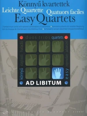 AD LIBITUM - Easy Quartets / komorní hudba pro volitelné nástroje Vrácení Zdarma