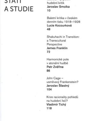 Zlevněný Živá hudba 2011 č.2 - časopis pro studium hudby a tance