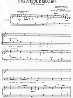 Značkový Beautiful Dreamer / SATB