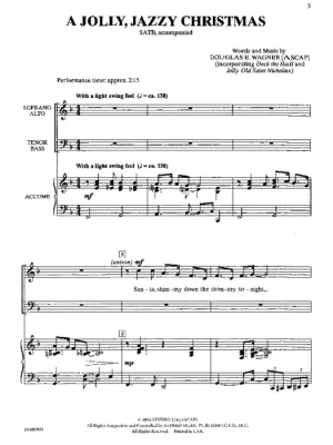 A JOLLY JAZZY CHRISTMAS / SATB* Bezpečná Platba