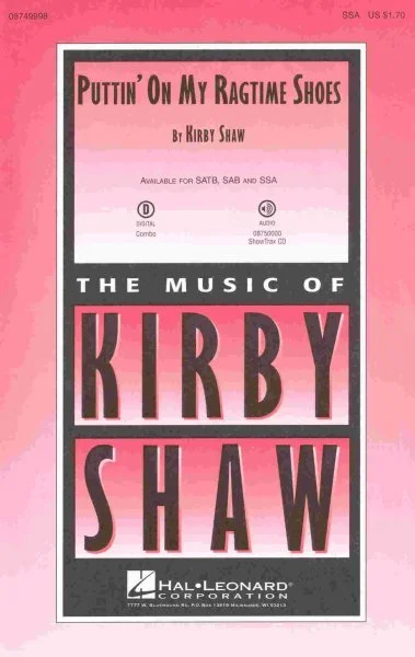 Zlevněný PUTTIN' ON MY RAGTIME SHOES / SSA* + piano/chords