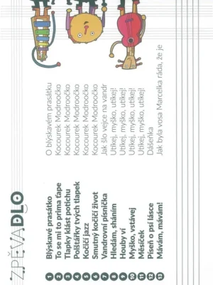 Zpěvadlo -písničky pro děti z Divadla loutek // zpěv /klavír / akordy Expresní Doručení