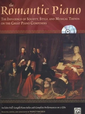 Značkový The Romantic Piano + 2x CD / skladby období romantismu pro klavír