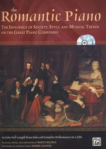 Značkový The Romantic Piano + 2x CD / skladby období romantismu pro klavír