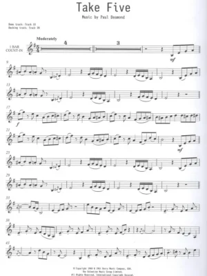 Zlevněný Play-Along JAZZ with a Jazz Trio + CD / trumpeta (trubka)