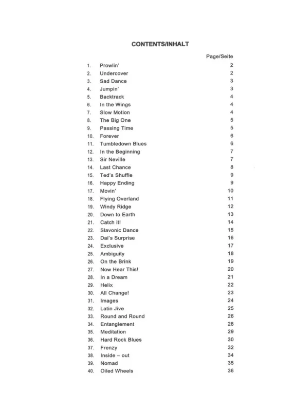 40 Modern Studies for Solo Clarinet / moderní etudy pro klarinet Nová Kolekce