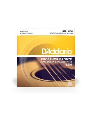 D'ADDARIO EJ19 Phosphor Bronze Low Top/ Medium Heavy - .012 - .056 Akční Cena