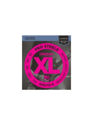 Sleva D'ADDARIO EPS170-5 Pro Steels Regular Light - .045 - .130