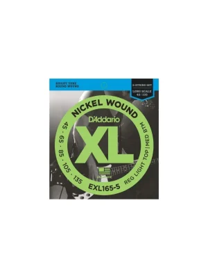 Speciální Cena D'ADDARIO EXL165-5 Nickel Wound Bass - .045 - .135