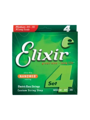 Novinka ELIXIR Bass Long Scale Nanoweb 14502