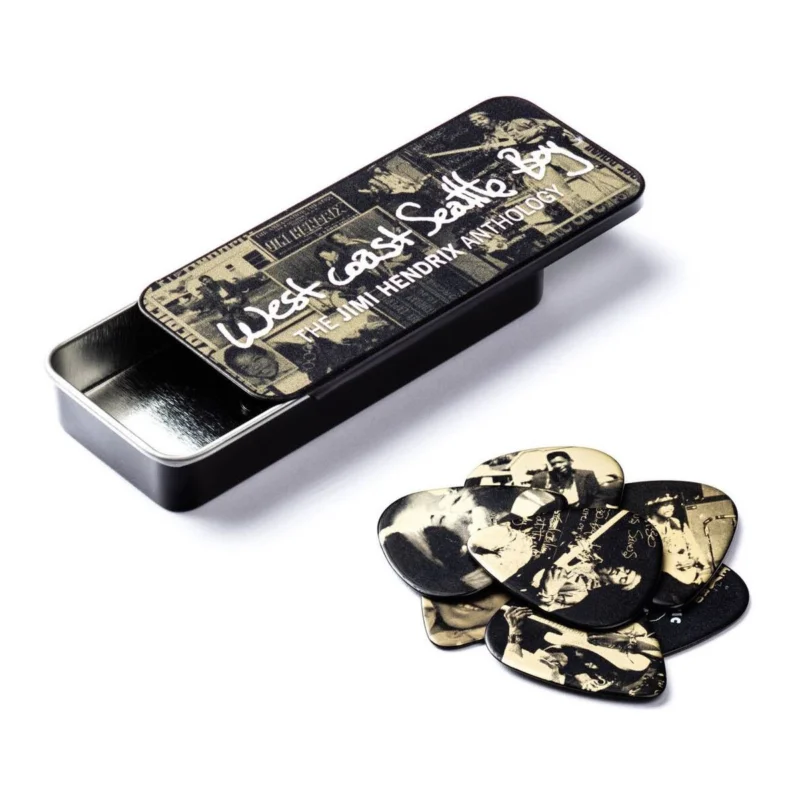 Akční Nabídka DUNLOP JHPT10H Jimi Hendrix West Coast Boy Pick Tin