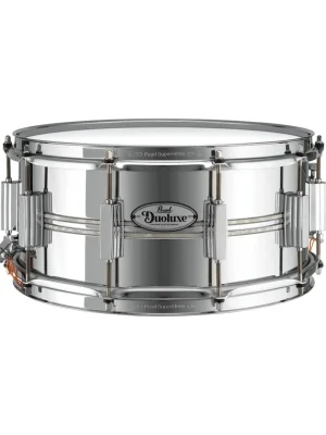 Speciální Cena PEARL DUX1465BR/405 Duoluxe 14”x6,5” - Jupiter Alloy Chrome/Brass / Nicotine White Marine Pearl Inlays