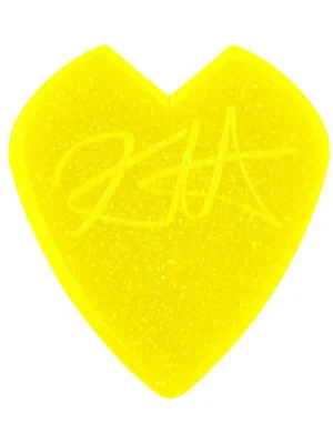 Finální Výprodej DUNLOP Kirk Hammett Jazz III Pick Yellow Glitter, 24 ks
