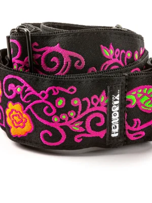 Finální Výprodej DUNLOP Jimi Hendrix Blacklight Monterey Pink Strap