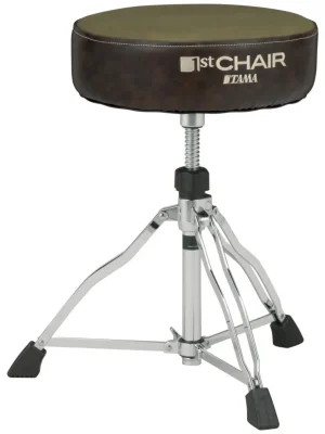 TAMA HT430CVKH 1st Chair Round Rider Drum Throne with Canvas Seat - Khaki/Brown Kup Teď